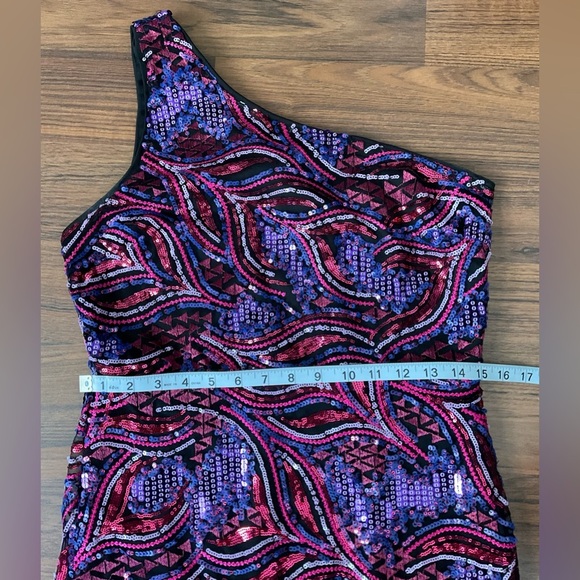 Lulu's Blue and Pink  Dress for Prom - Picture 9 of 10